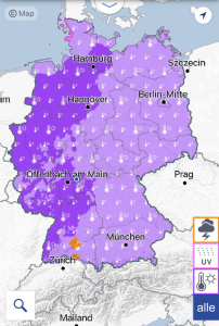 Schwitzend in den Sturm Teils kraeftige Gewitter beenden Hitzewelle 1