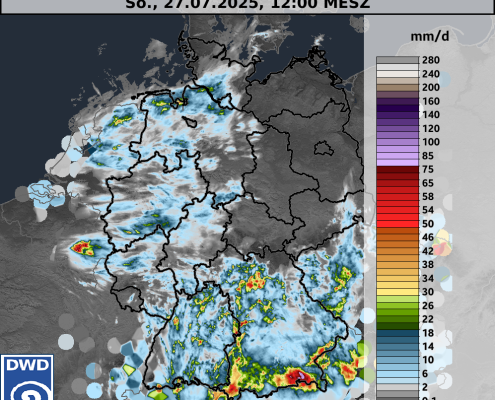 Unbestaendig geht der Juli zu Ende 1