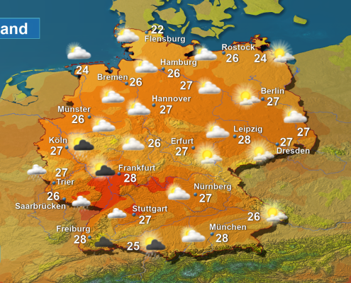 Ein letztes Aufbaeumen des Hochsommers 1