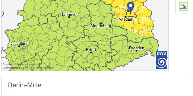 Hoch Mareike sorgt fuer ruhiges Wetter 1