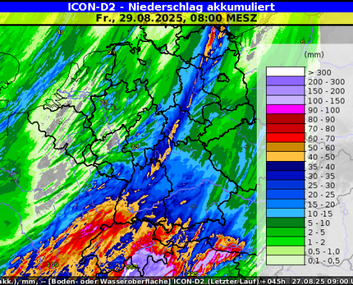 Erst sommerlich dann regnerisch