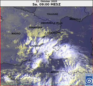 Unwetter im Mittelmeerraum Ueberschwemmungen in Spanien 2