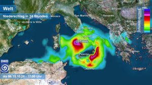 Unwetter im Mittelmeerraum Ueberschwemmungen in Spanien 4