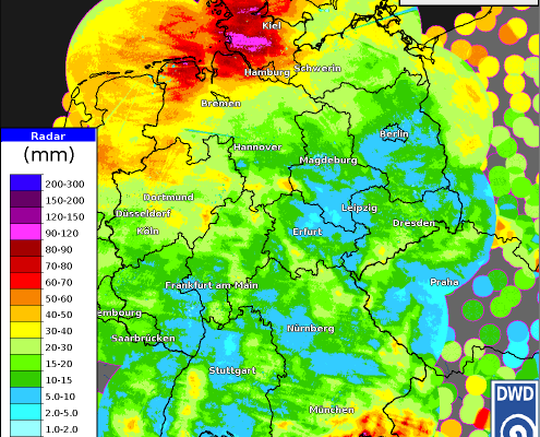 Zwischenbilanz beim Niederschlag und Wetterausblick 1