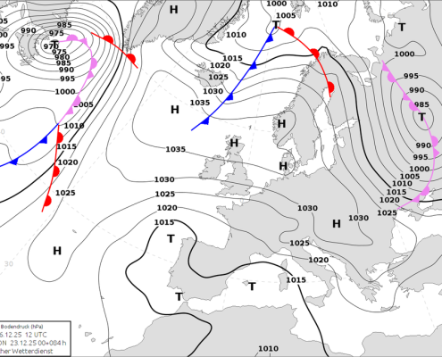 Wie lange haelt das hochdruckdominierte Wetter an