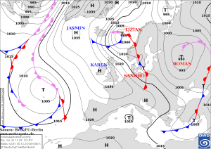 Das Wetter in der Silvesternacht – der Winter zeigt viele Facetten 1