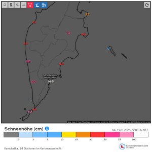 Schneemassen im fernen Osten Russlands 3