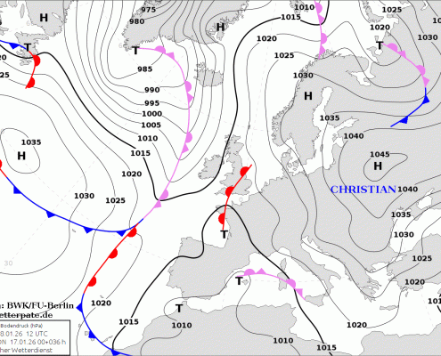 Sonne rauf Temperaturen runter Niederschlag Fehlanzeige
