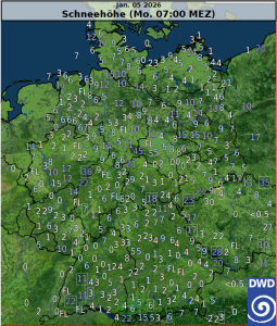 Winterwunderland Deutschland – aber nicht ueberall