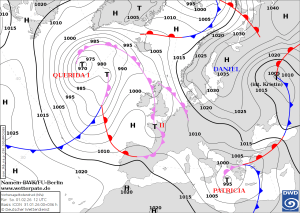 Polarwirbel vor moeglicher Aufspaltung – droht Mitteleuropa eine Kaeltephase