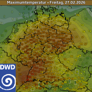 Ungewoehnliche Fruehlingswaerme zum meteorologischen Winterende 1