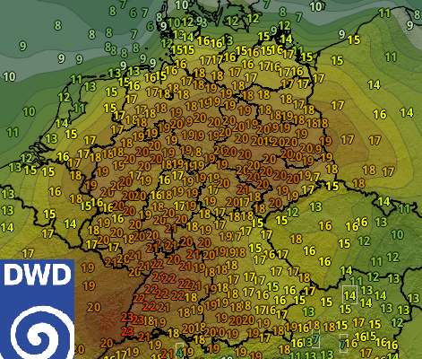 Ungewoehnliche Fruehlingswaerme zum meteorologischen Winterende 1