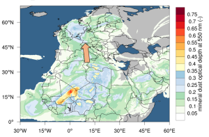 Gewitter und Saharastaub 2