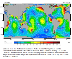Gezeiten an Nord und Ostsee Windstau und Sturmflutwarndienst und amphidromische Punkte 3