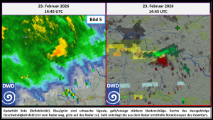 Radaranalyse an einem Gewittertag 5
