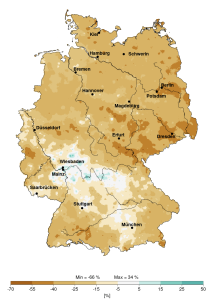 Wie trocken ist es in Deutschland 2