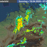 Heftige Regenfaelle im Osten und Nordosten 1