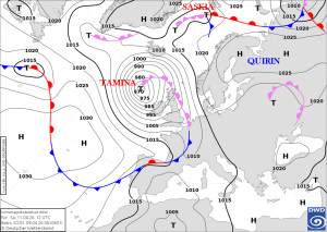 Tiefs "Saskia" und "Tamina" leiten Wetterumschwung ein 4 Tiefs 3