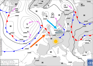 Blick nach vorne Sommerwetter 1