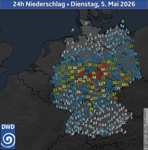 Endlich zu viel Regen 1