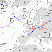 Unwetterpotenzial in der Mitte 1