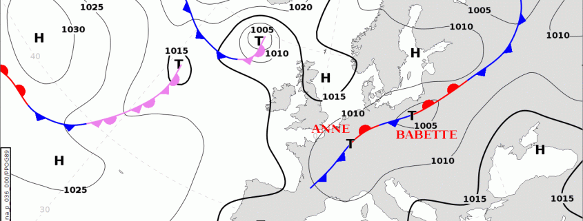 Unwetterpotenzial in der Mitte 1