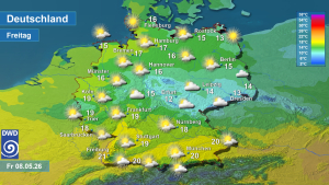 Warmes Wochenende kuehler Wochenstart 2