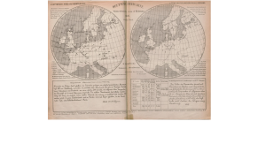 Erste tägliche Wetterkarte der Deutschen Seewarte vom 16. Februar 1876