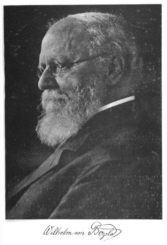 Porträt des Physikers und Meteorologen Wilhelm von Bezold, aufgenommen von Rudolf Dührkoop um 1906.